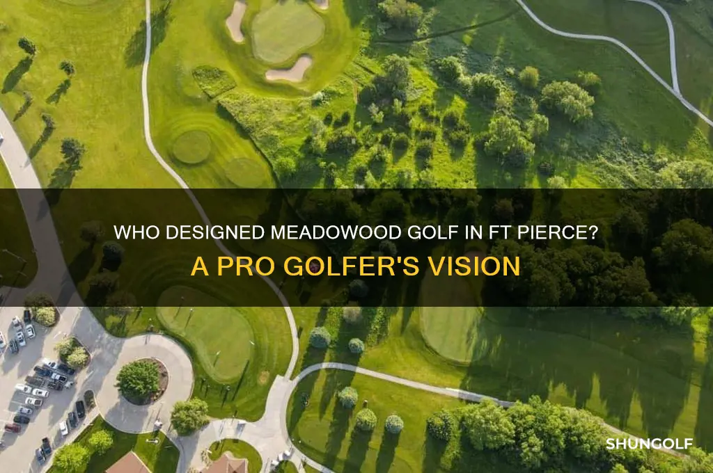 what professional golfer designed meadowood golf in ft pierce