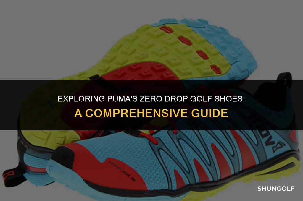 what puma golf shoe are zero drop