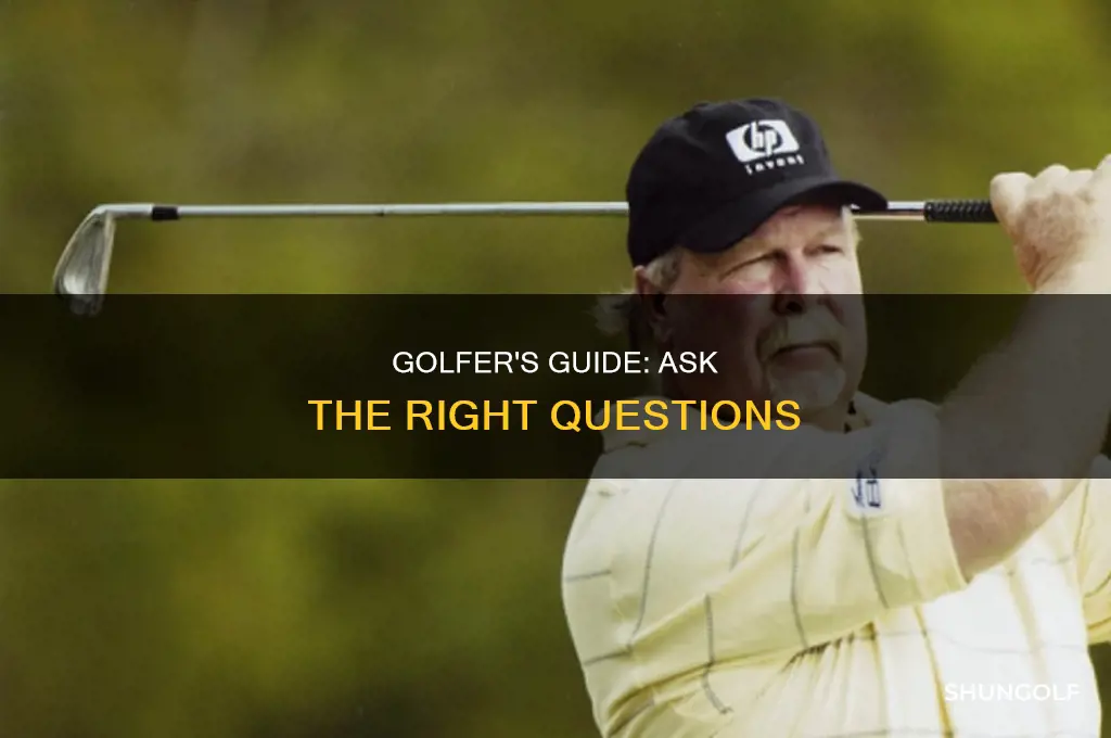 what questions to ask a golfer