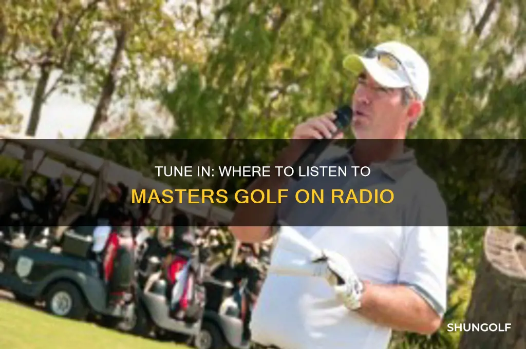 what radio station is masters golf on