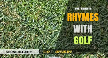 Golfing Reindeer Rhymes: Who's Your Match?