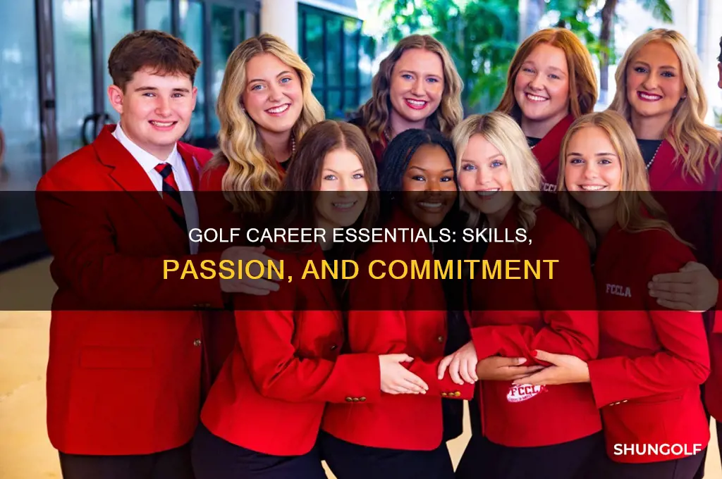 what required for a golf career