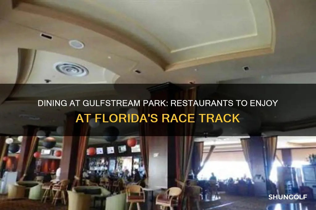 what restraunts are at golf stream race track in fl