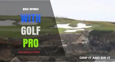 Golf Pro: A Fun Wordplay and Rhyme Exploration