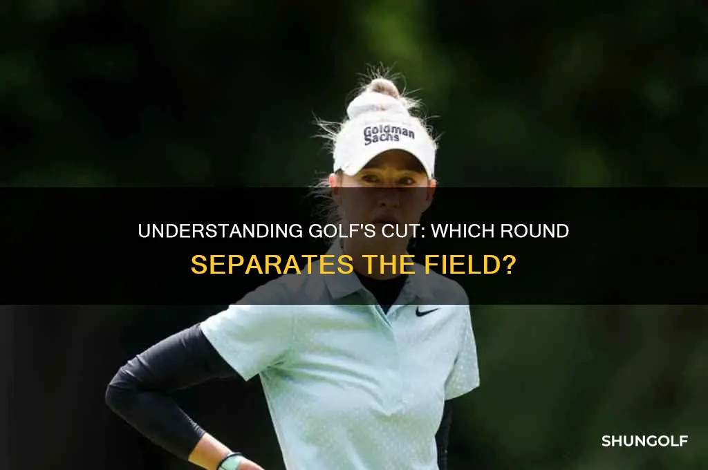 what round is the cut in golf