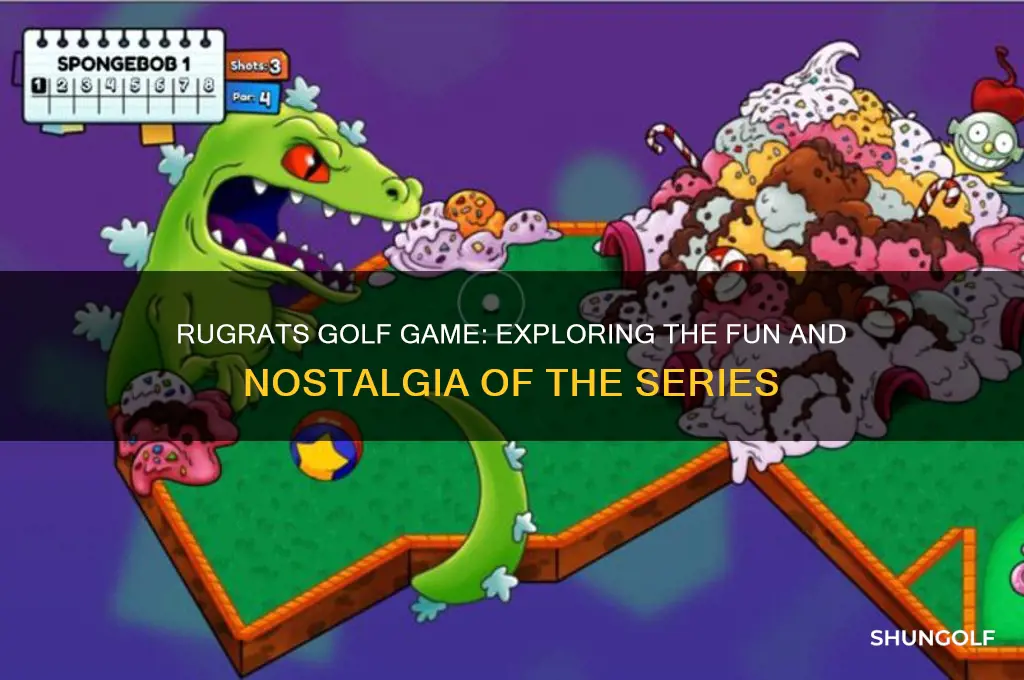 what rugrats game were there golf