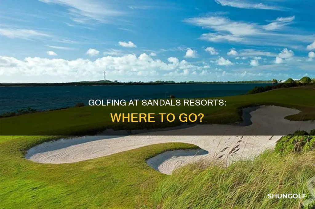 what sandals resorts have golf