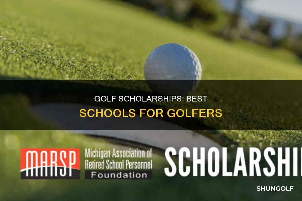 what schools offer golf scholarships