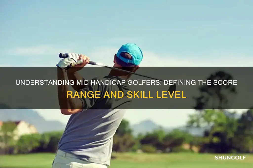 what score is a mid handicap golfer