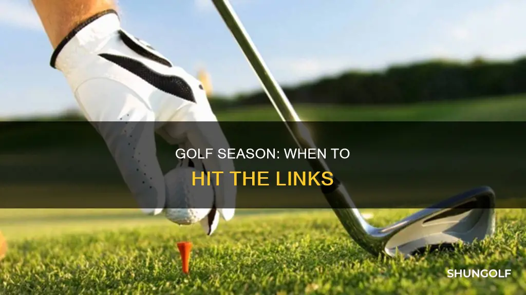 what season is golf