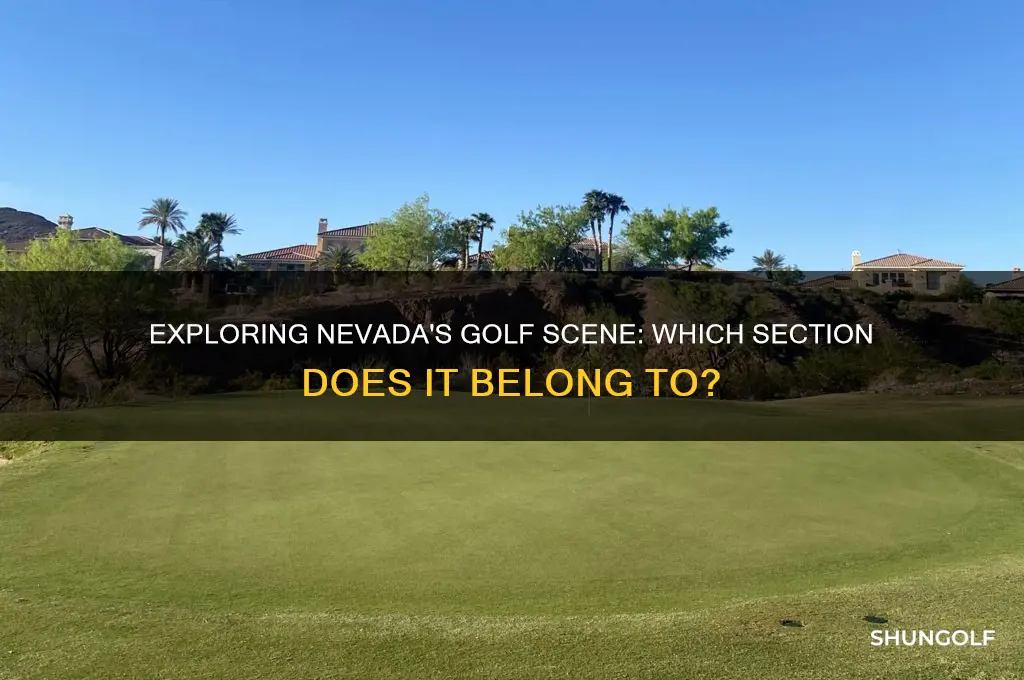 what section of golf is nevada in