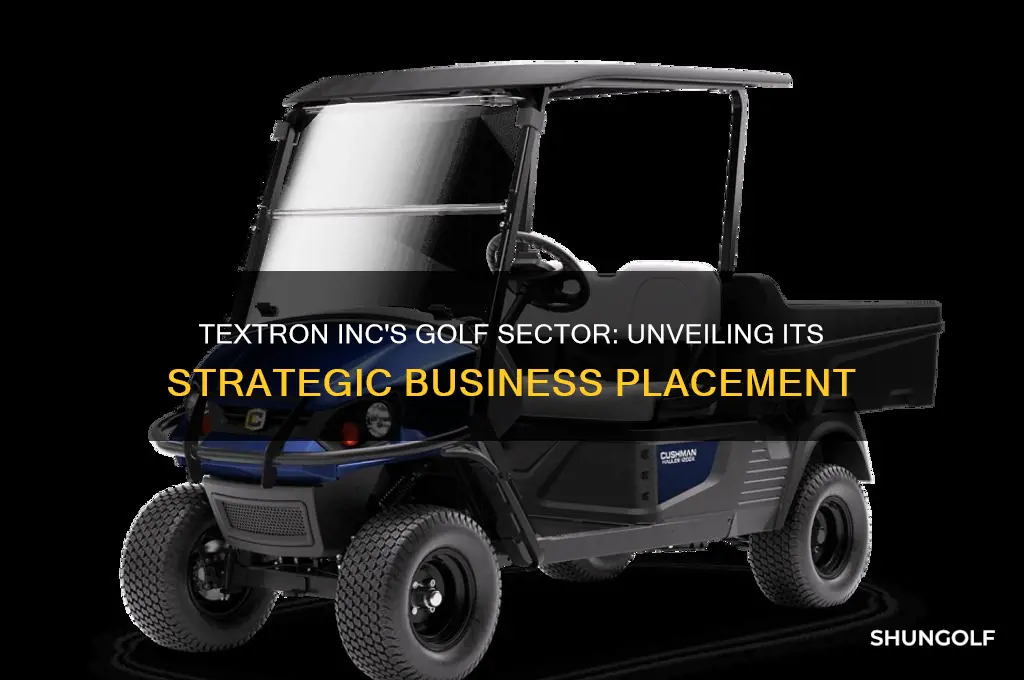 what sector is golf in textron inc