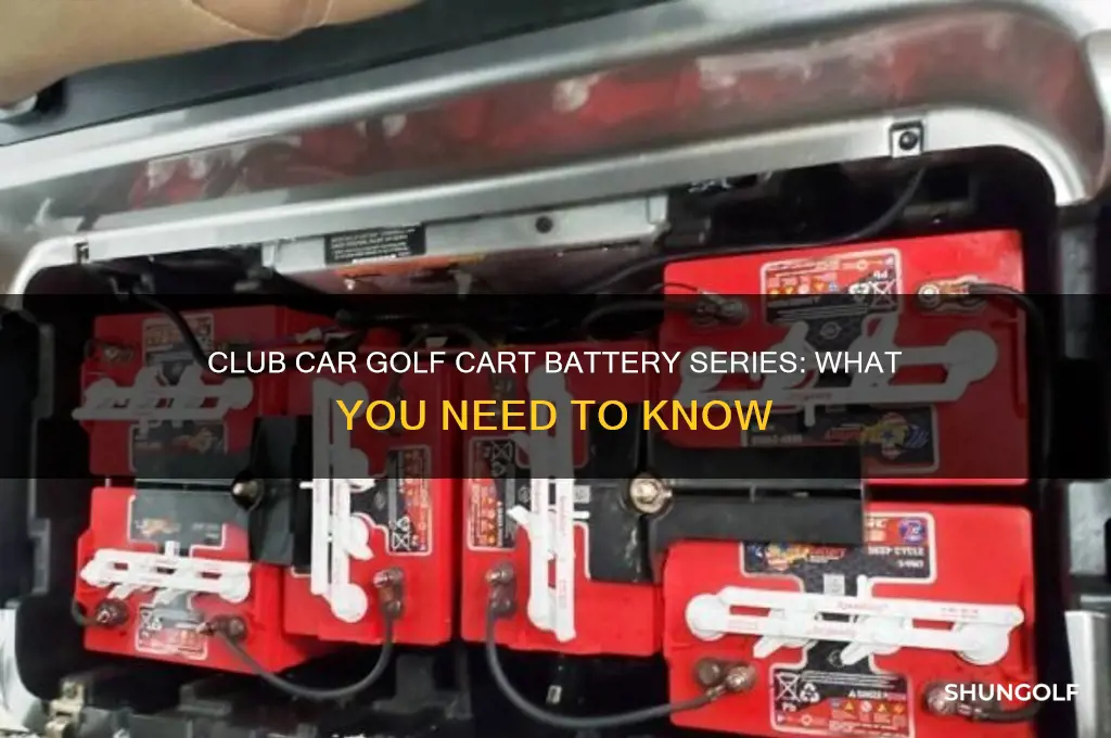 what series battery does club car golf cart