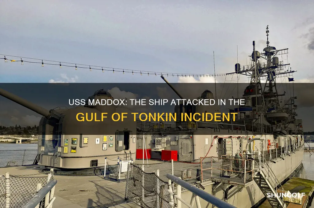 what ship was attacked in the golf of tonkin