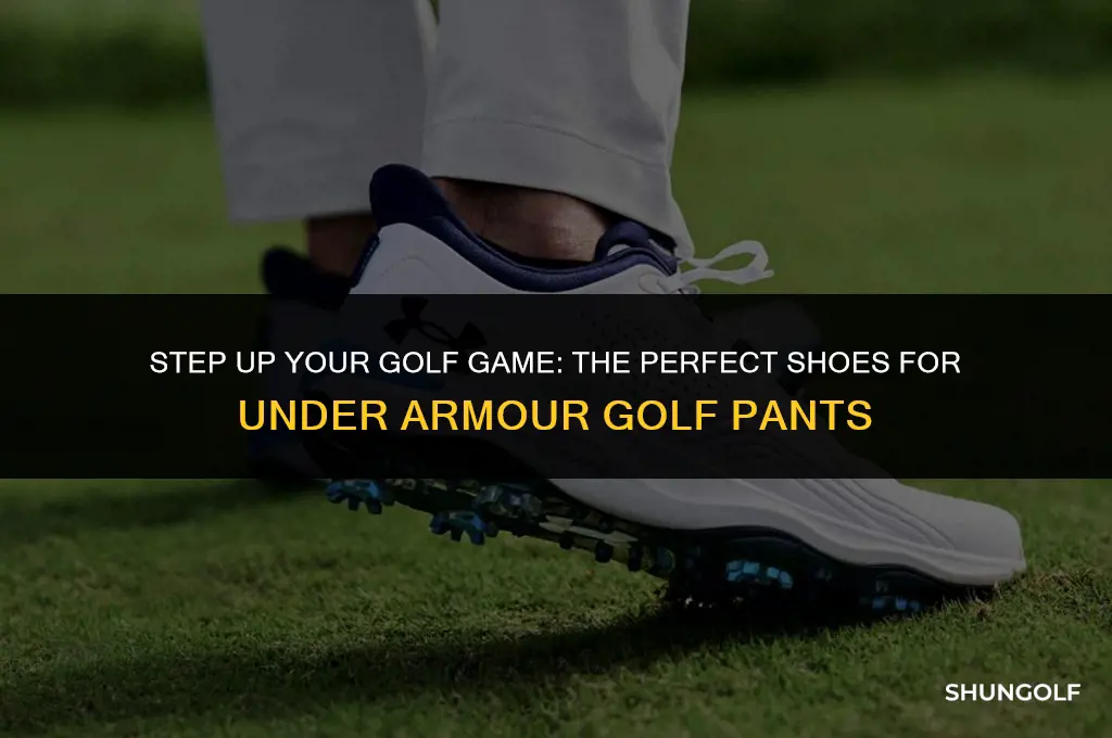what shoes to wear with under armour golf pants