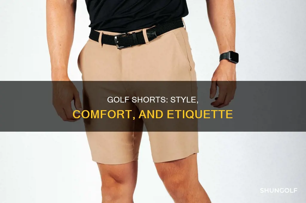 what shorts are acceptable for golf