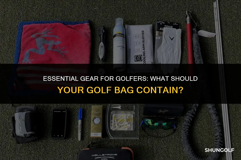 what should a golf bag consist of