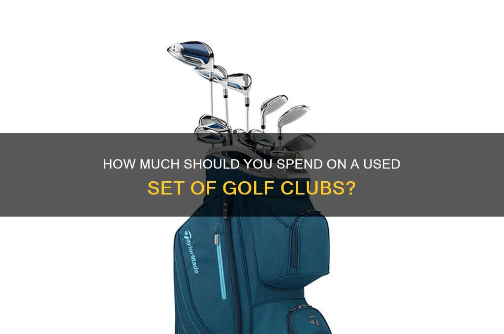 what should a used set of golf clubs cost