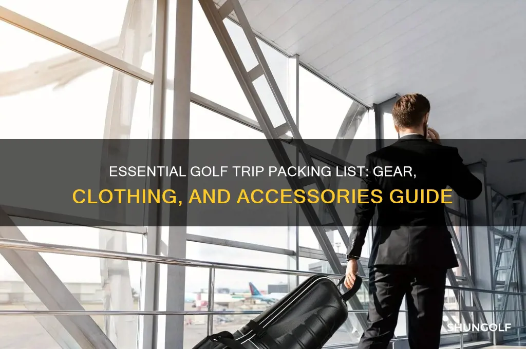 what should i bring on a golf trip
