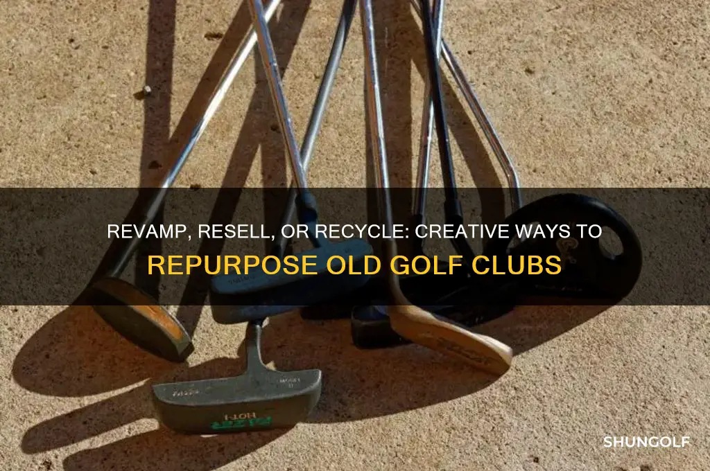 what should i do with old golf clubs