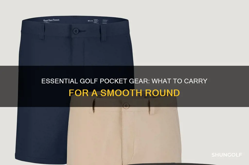 what should i have in my pocket in golf
