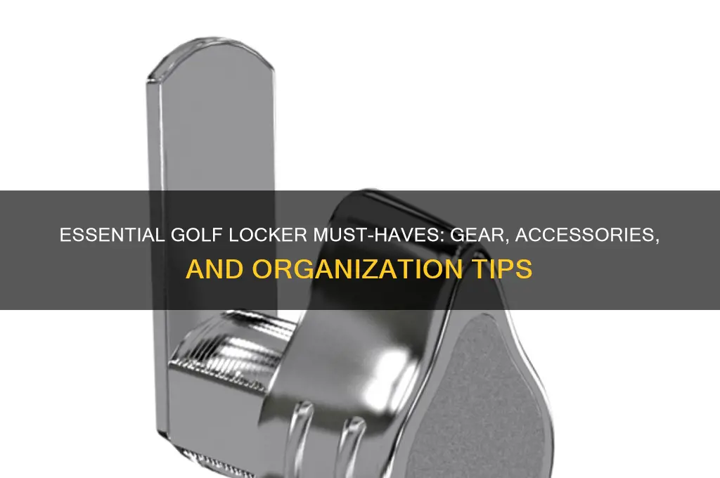 what should i put in my golf locker