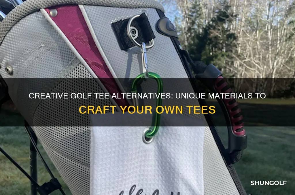 what should i turn golf tees out of