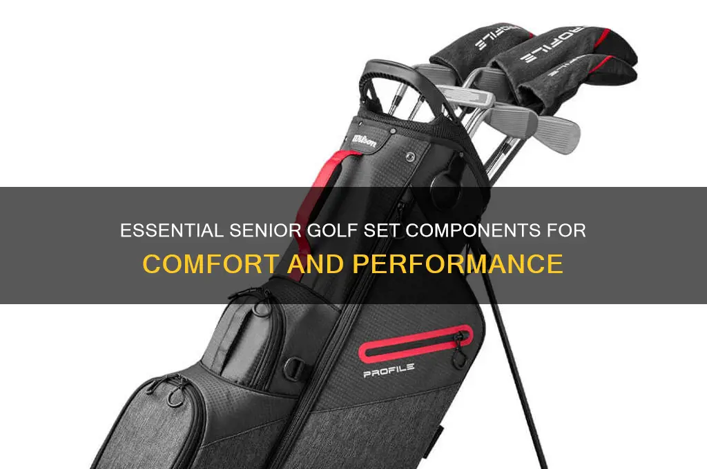 what should my senior golf set should contain