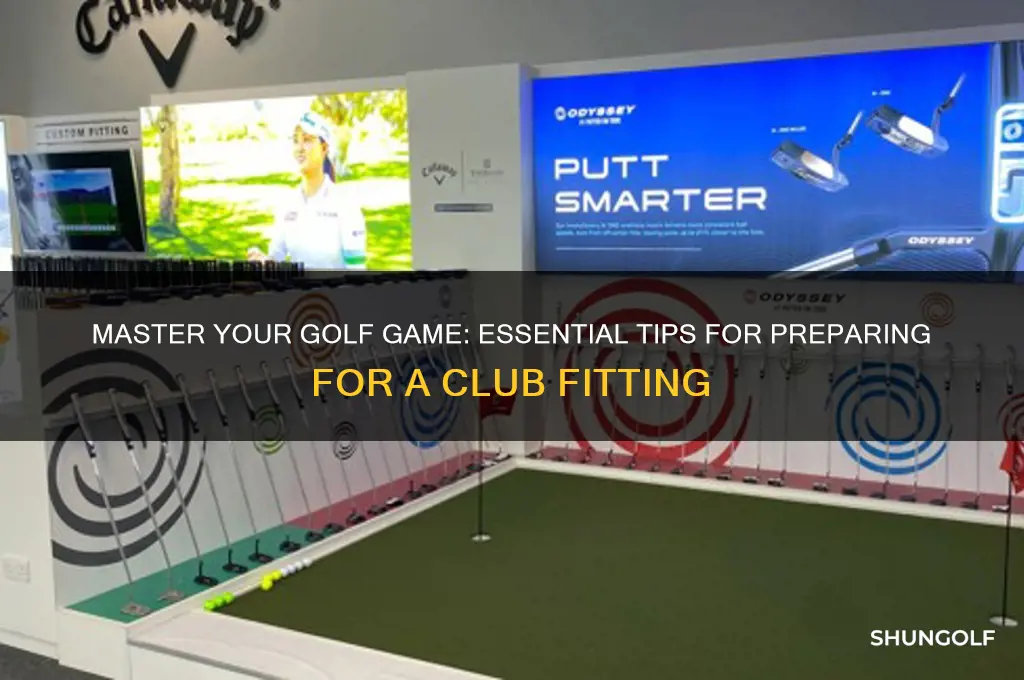 what should you do to prepare for a golf fitting