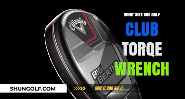 Golf Club Torque Wrench Size Guide: Essential Tool for Precision Adjustments