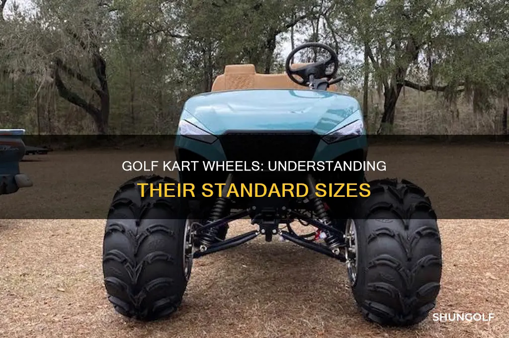 what size are golf kart wheels