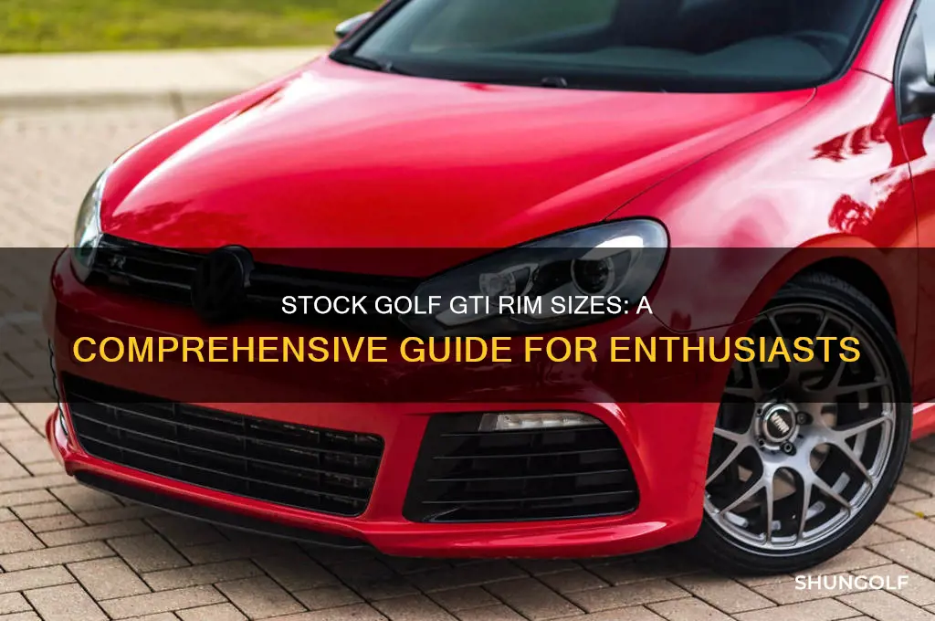 what size are stock golf gti rims