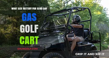 Choosing the Right Battery Size for Your Gas-Powered Club Car Golf Cart
