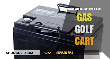 Choosing the Right Battery Size for Your E-Z-GO Gas Golf Cart