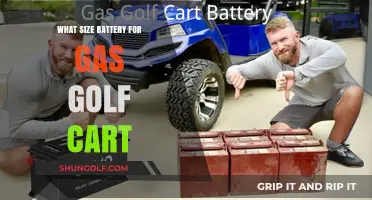 Choosing the Right Battery Size for Your Gas Golf Cart