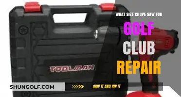 Choosing the Right Chop Saw Size for Golf Club Repair