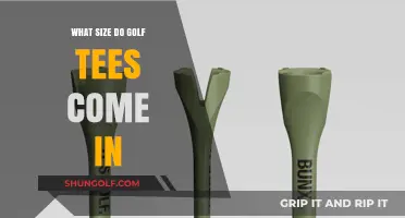 Understanding Golf Tee Sizes: A Guide to Choosing the Right Fit
