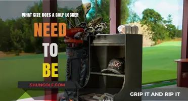 Ideal Golf Locker Size: Dimensions for Storing Clubs and Gear
