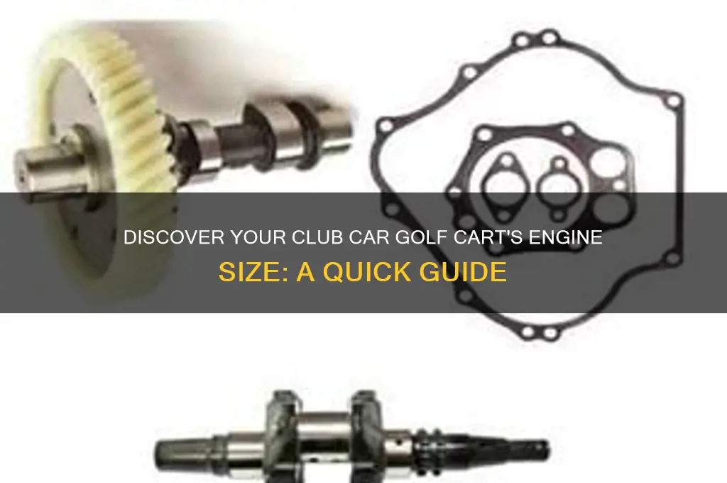 what size engine does my club car golf cart have