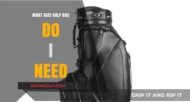 Choosing the Perfect Golf Bag Size: A Comprehensive Guide