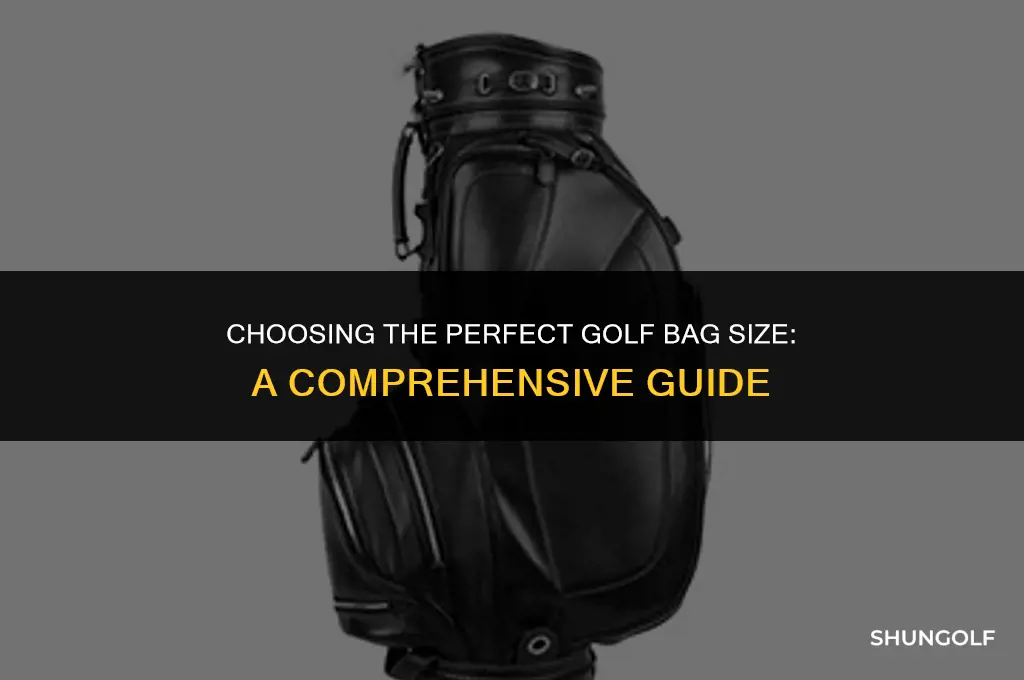 what size golf bag do i need