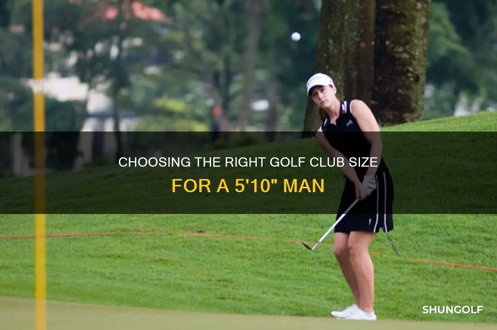 what size golf club should a 5 10 man use