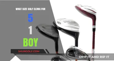 Choosing the Right Golf Clubs for a 5'1" Boy