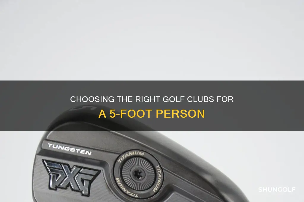what size golf clubs should a 5 fppt person get