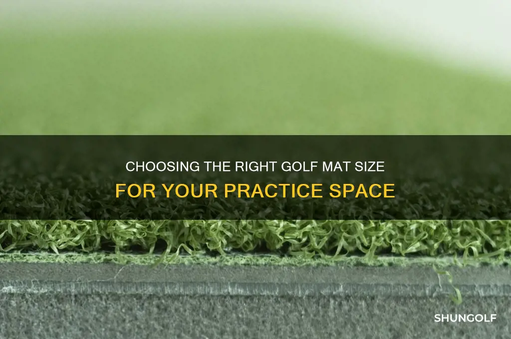 what size golf mat do i need