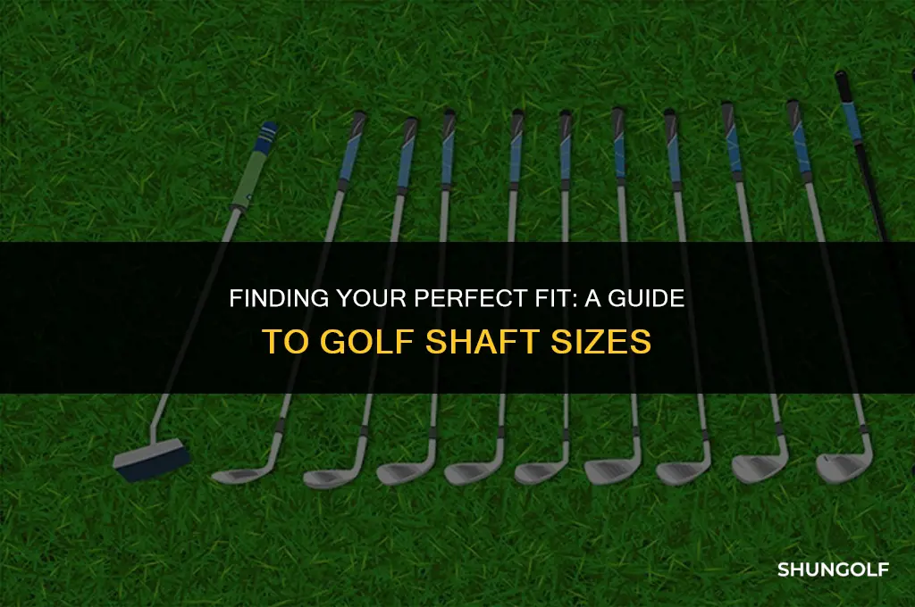 what size golf shaft do i need