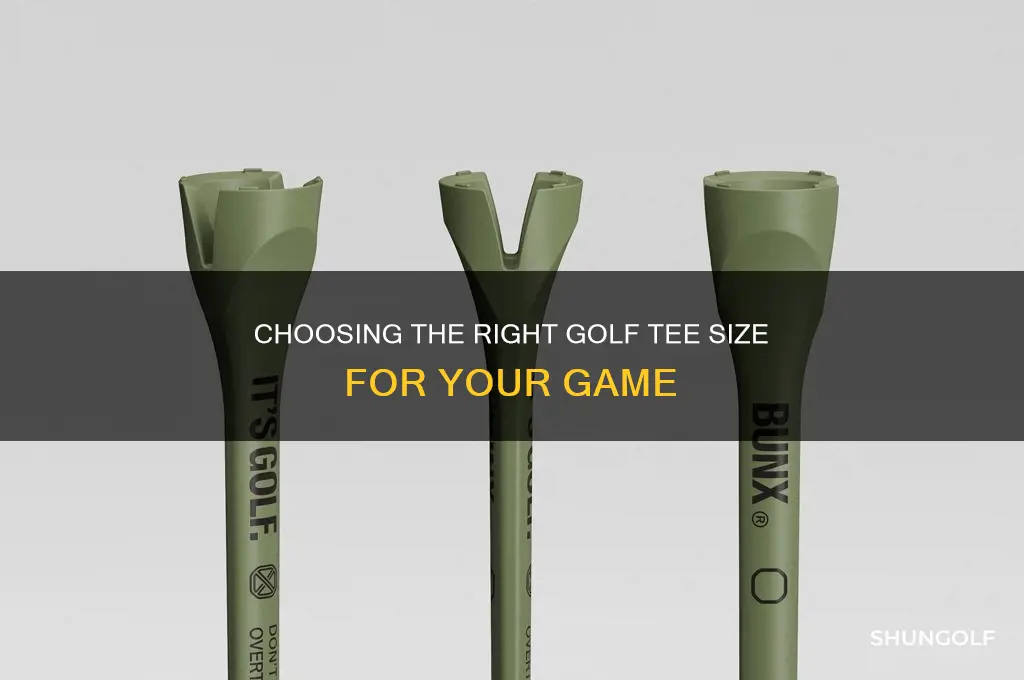 what size golf tee do i need