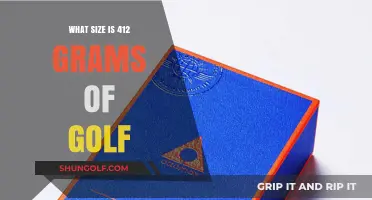 Understanding the Size of 412 Grams in Golf Equipment