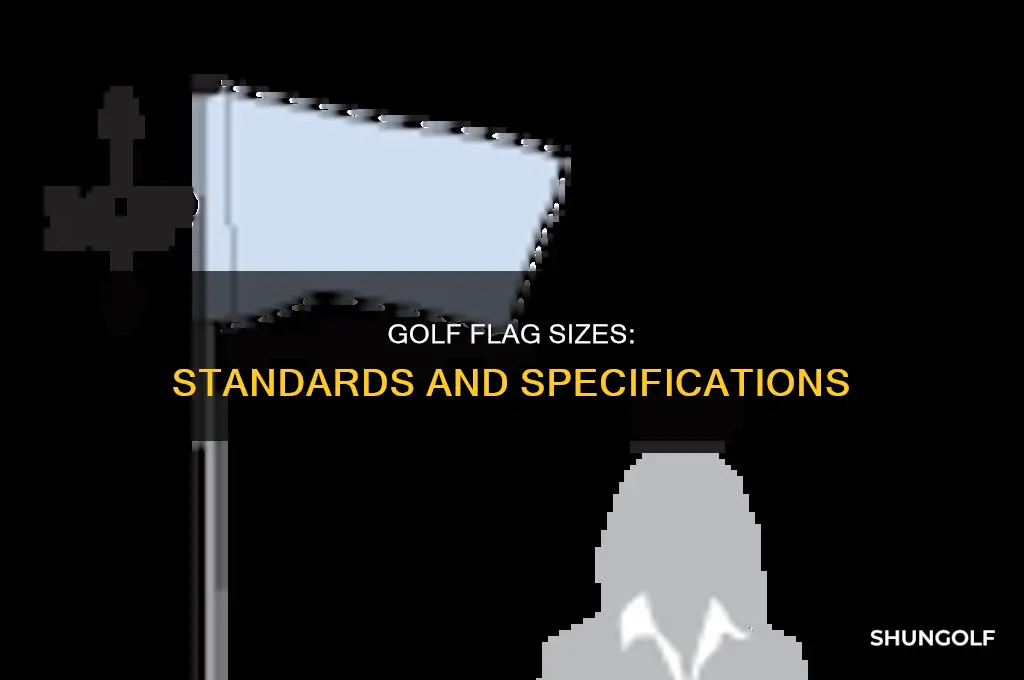 what size is a golf flag