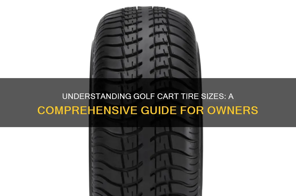 what size is a golf kart tire